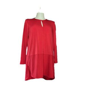 Lauren Ralph Lauren Red Long Sleeve Blouse